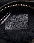 Gucci GG Canvas Body Bag Heuptas 28566 Zwart canvas leer