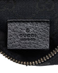 Gucci GG Canvas Body Bag Heuptas 28566 Zwart canvas leer