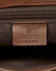 Gucci GG handtas draagtas 34339 bruin beige canvas leer dames