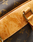 Louis Vuitton Monogram Deauville Handbag M47270 Brown PVC Leather  Louis Vuitton