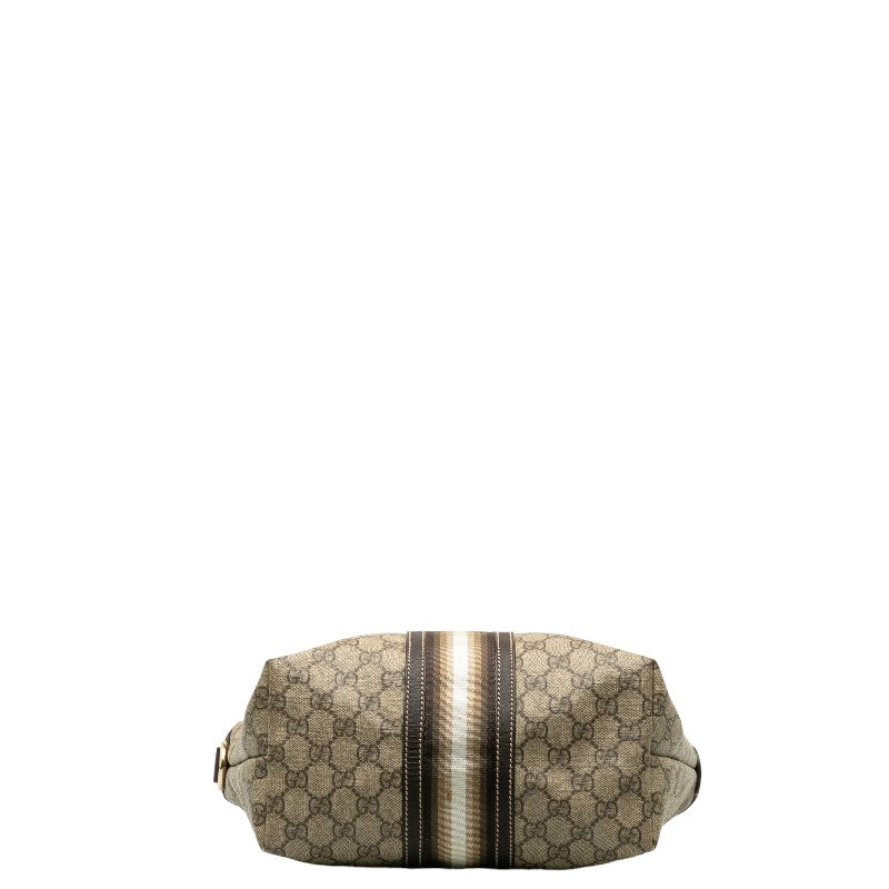 Gucci GG Supreme Handbag Tote Bag 189896 Brown