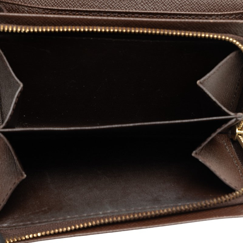 Louis Vuitton Damier Portefeuil Monet Vier Tresol Bi-Fold Wallet N61736 Brown