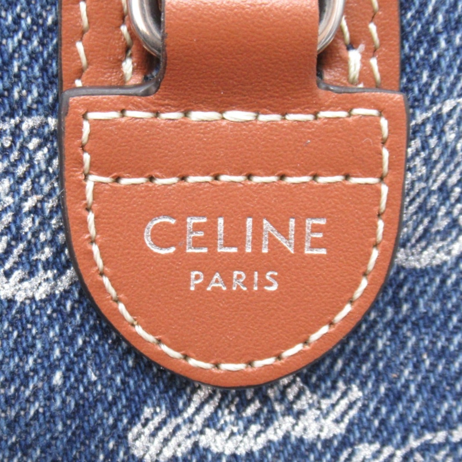 Celine Celine 2w Shoulder Bag 2way Shoulder Bag Denim  Blue  113772FND05DS