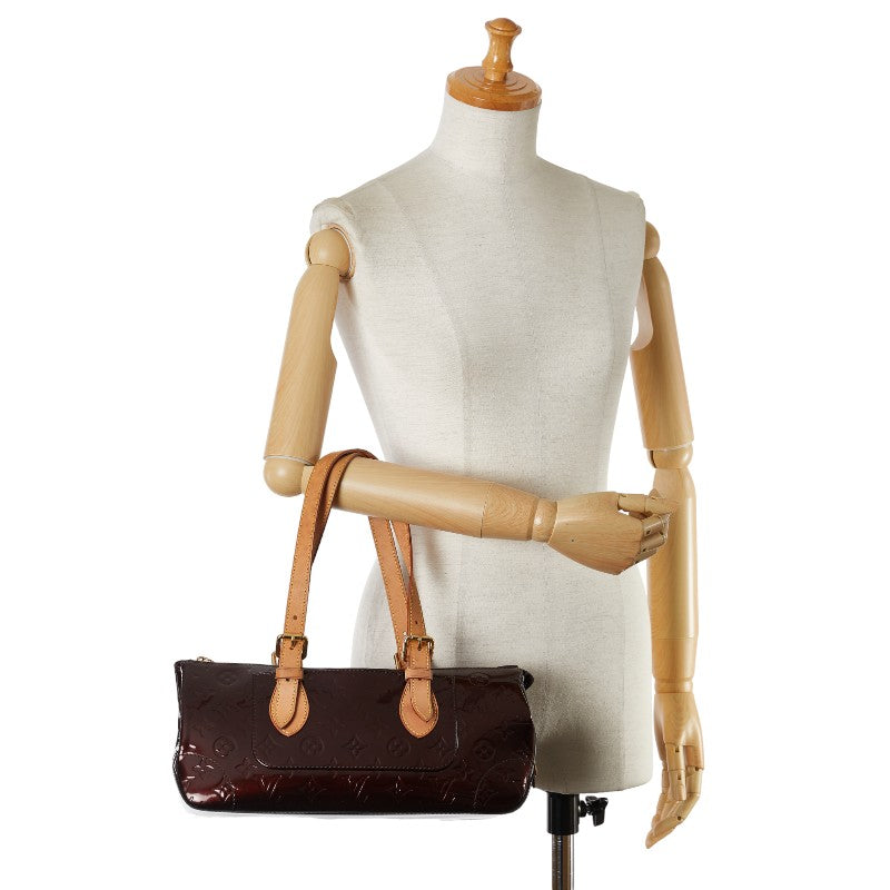 Louis Vuitton Monogram Vernis Rosewood Avenue Handbag M93510 Amarant Pearl Patent Leather  Louis Vuitton