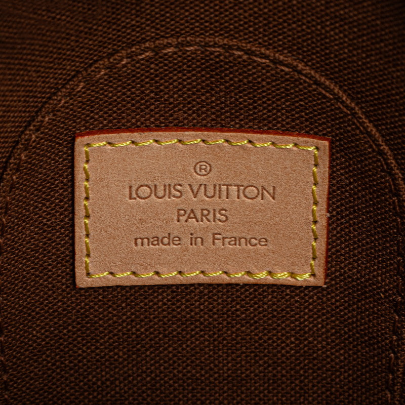 Louis Vuitton Monogram Mini Ellipse Handbag M51129 Brown PVC Leather  Louis Vuitton
