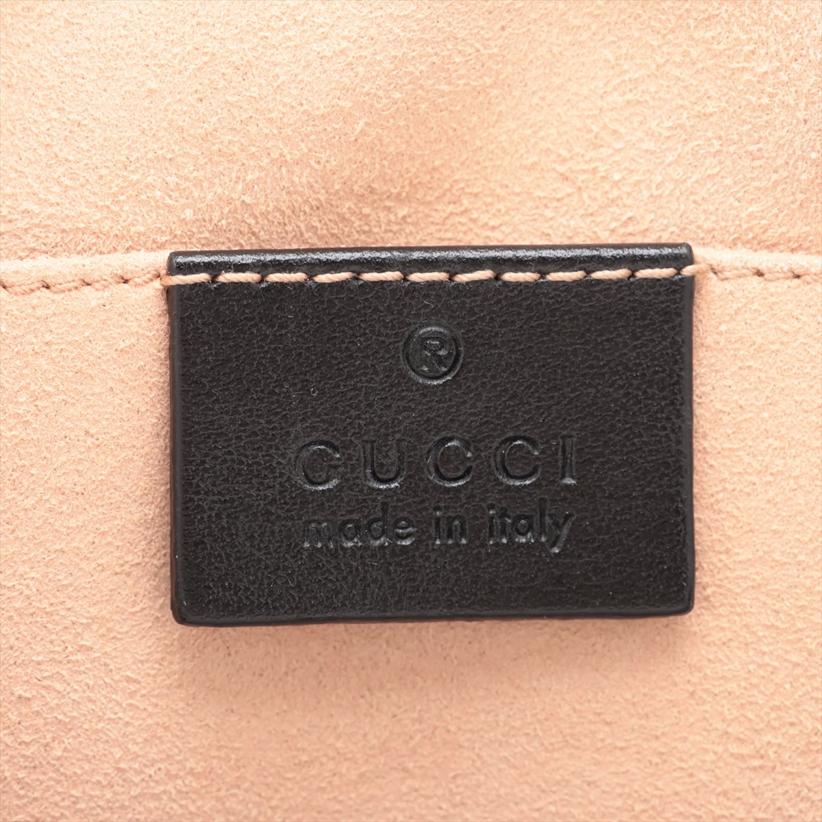 Gucci GG Marmont Leather Chain Shoulder Bag Black