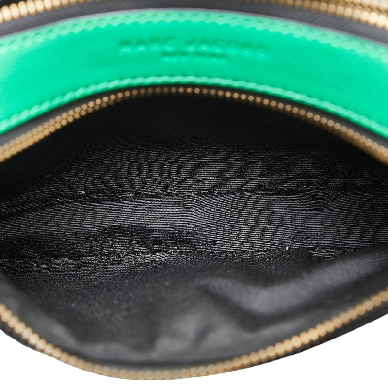 Mark Jacobs Snapshot G   Shoulder Bag Blue Green Leather  MARC JACOBS