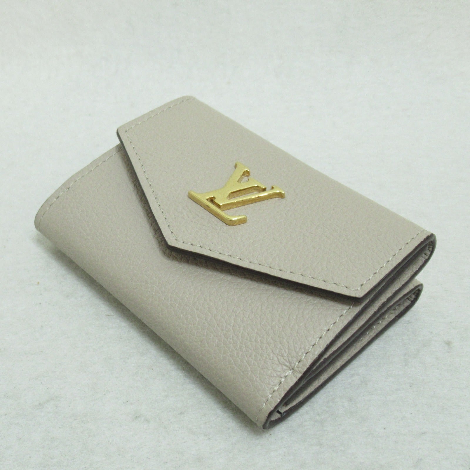 Louis Vuitton Louis Vuitton Portefolio Lock Mini Three Fold Wallet   Grey M69340