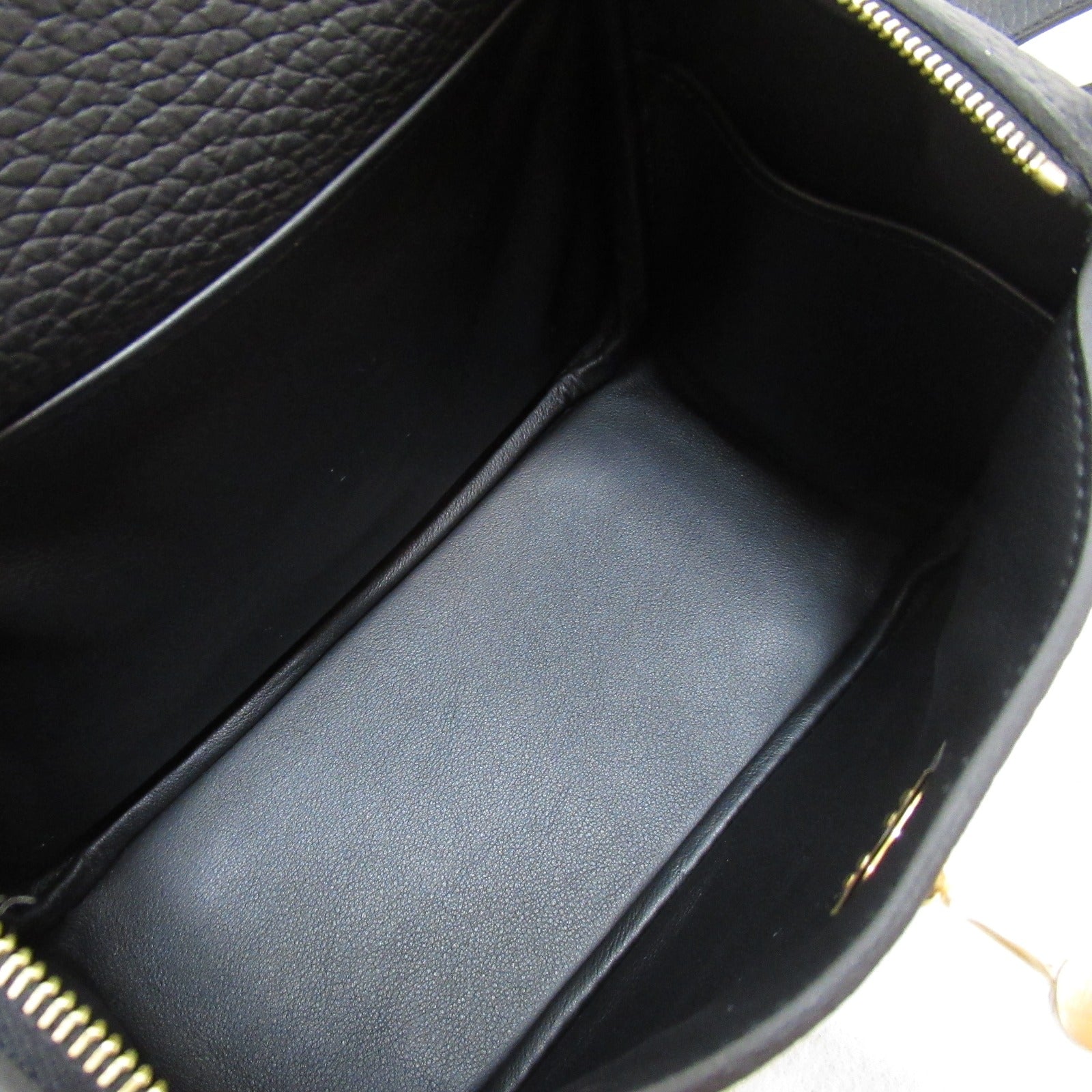 Hermes Hermes Lindemini Black Shoulder Bag Shoulder Bag Leather  Clemence  Black B/G G