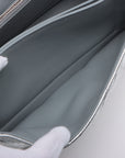 Balenciaga Auriga Glass Leather Chain Shoulder Bag Silver 716351