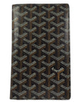 Goyard Black Herringbone Long Wallet