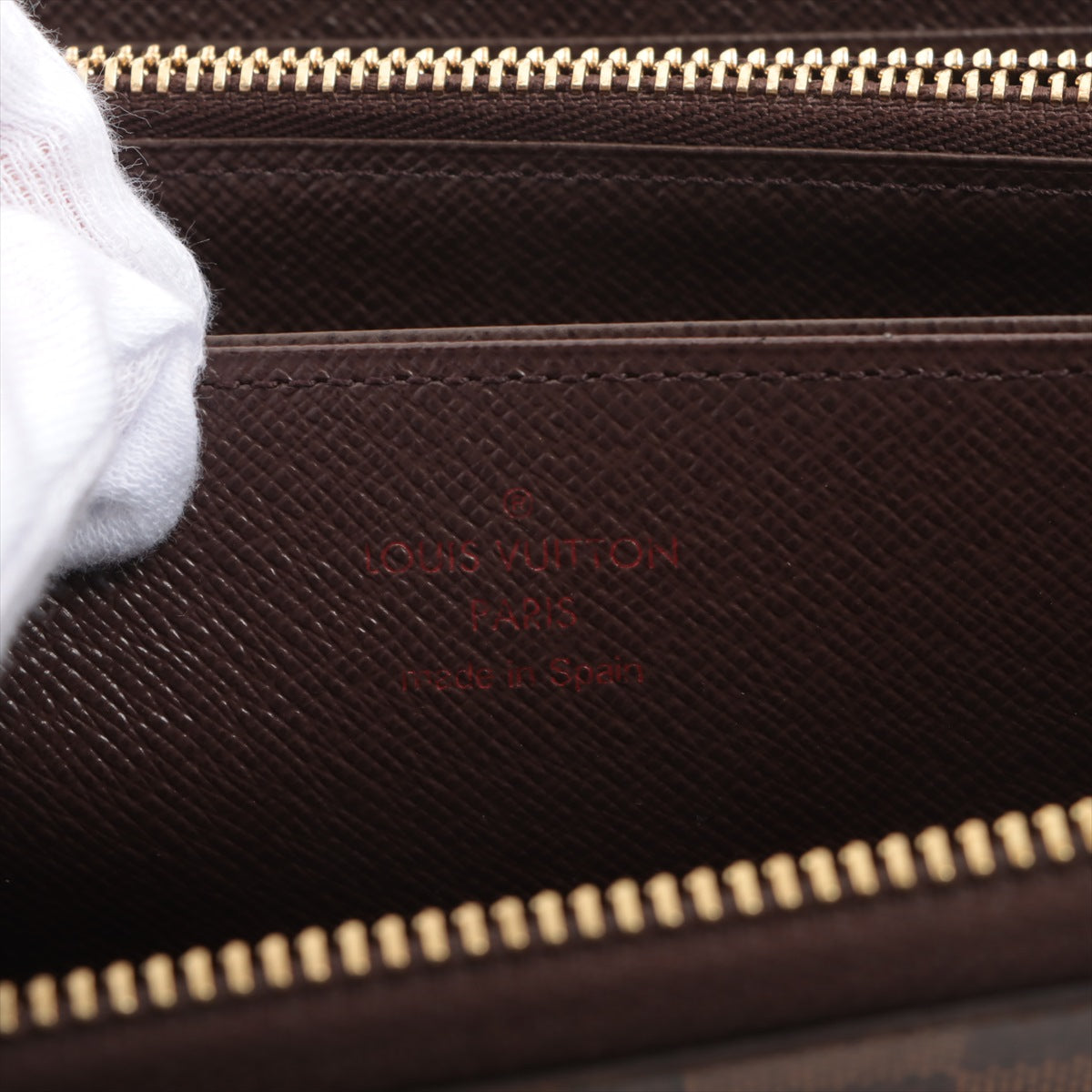 Louis Vuitton Damier Zippie Wallet N41661 Brown Round Zip Wallet