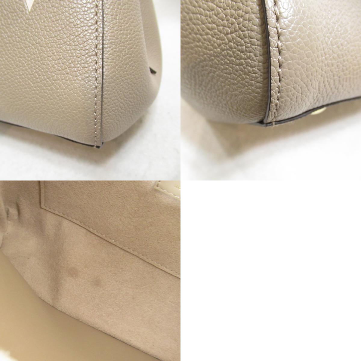 Louis Vuitton Louis Vuitton Montaigne BB Tote Bag Toast Bag Leather Monogram Amplant  Grey M45489