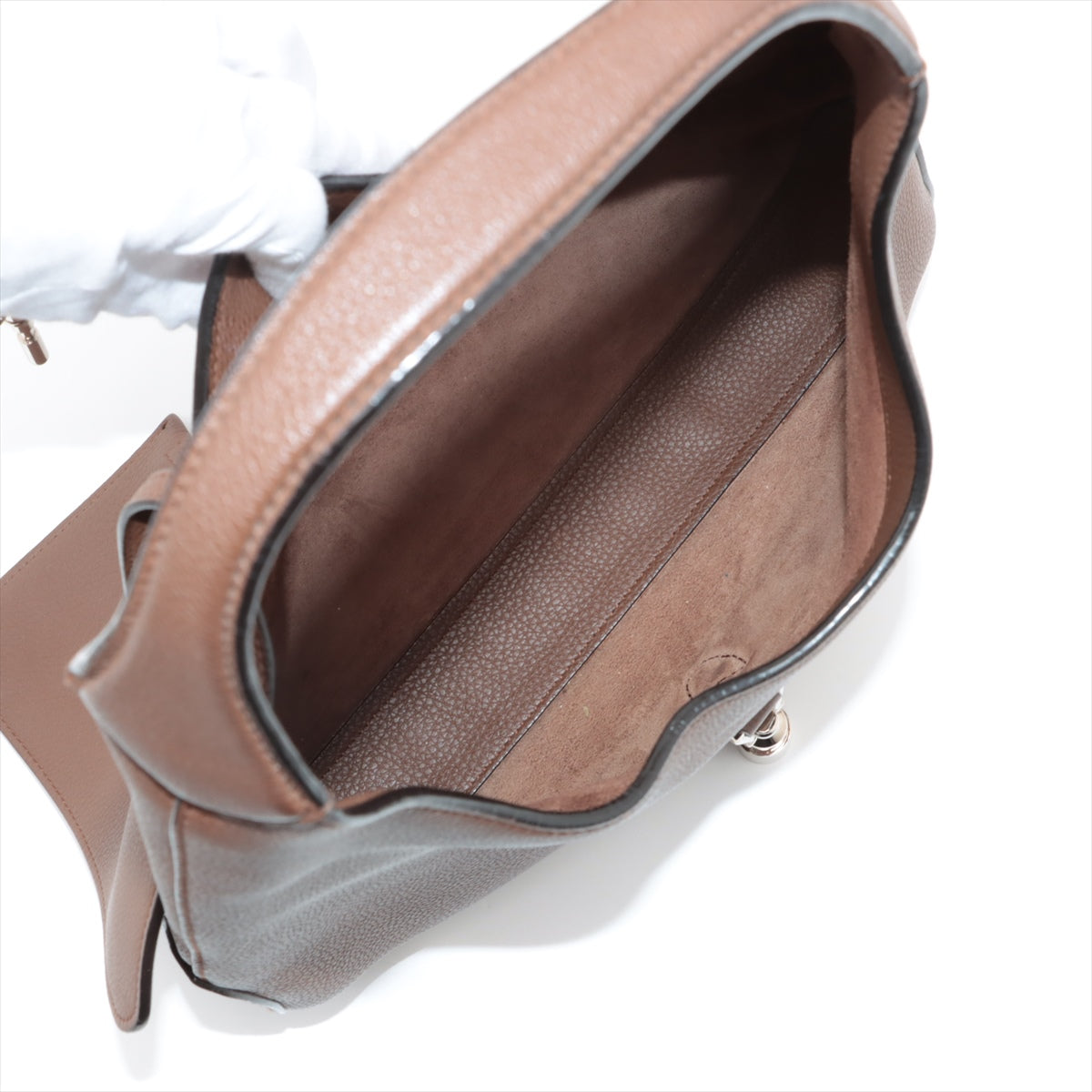Gucci Hobo Leather Shoulder Bag Brown 365458