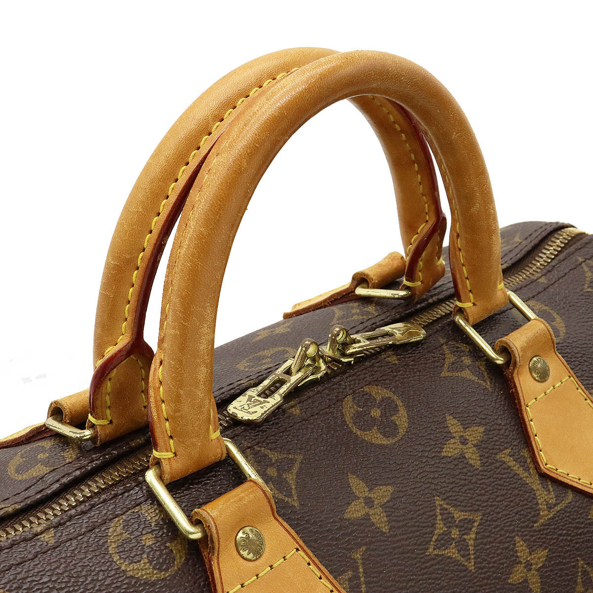 Louis Vuitton Speedy Bandouliere 30 Damier Azur Shoulder Hand Bag Added Insert