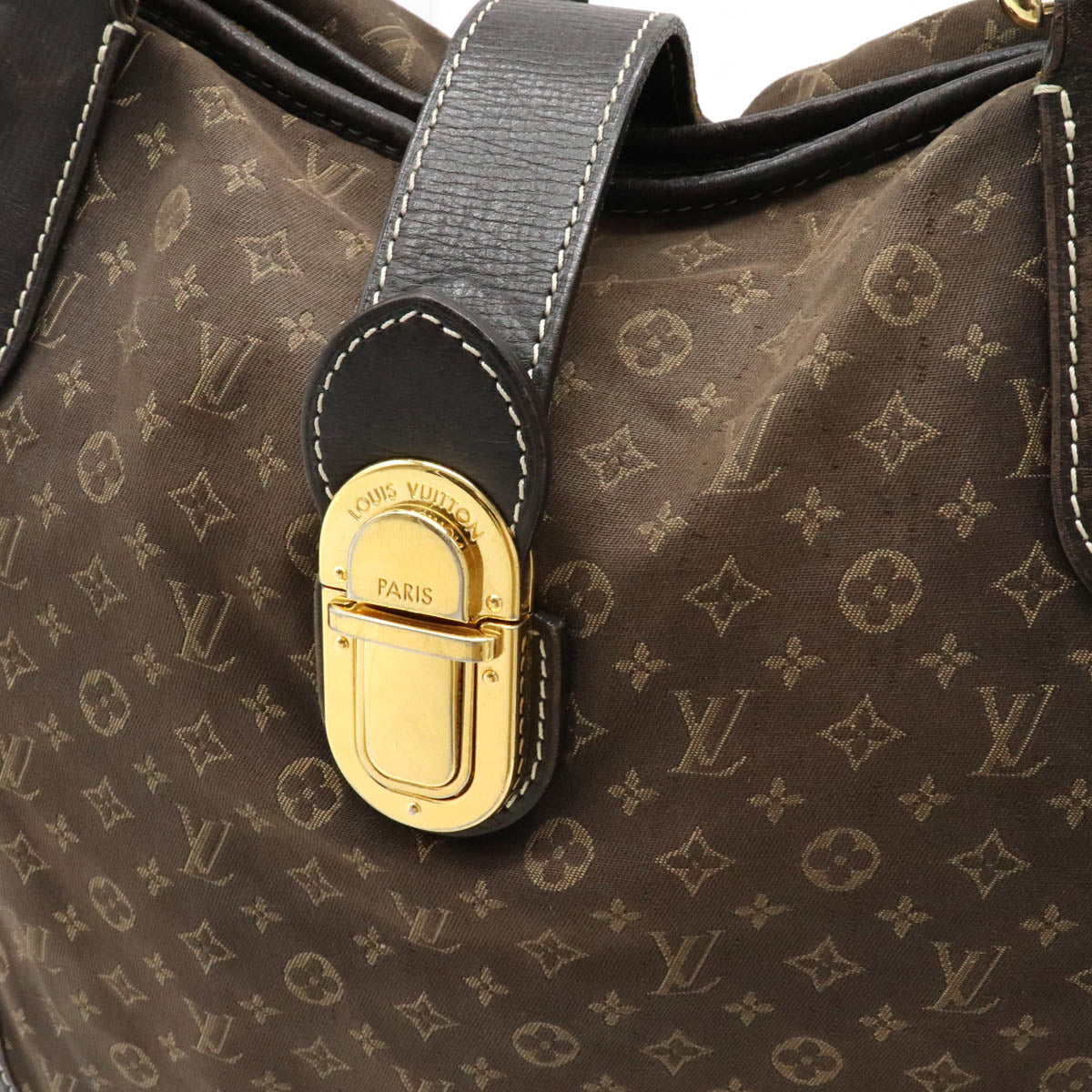 Louis Vuitton Monogram Romance Hobo Bag Brown