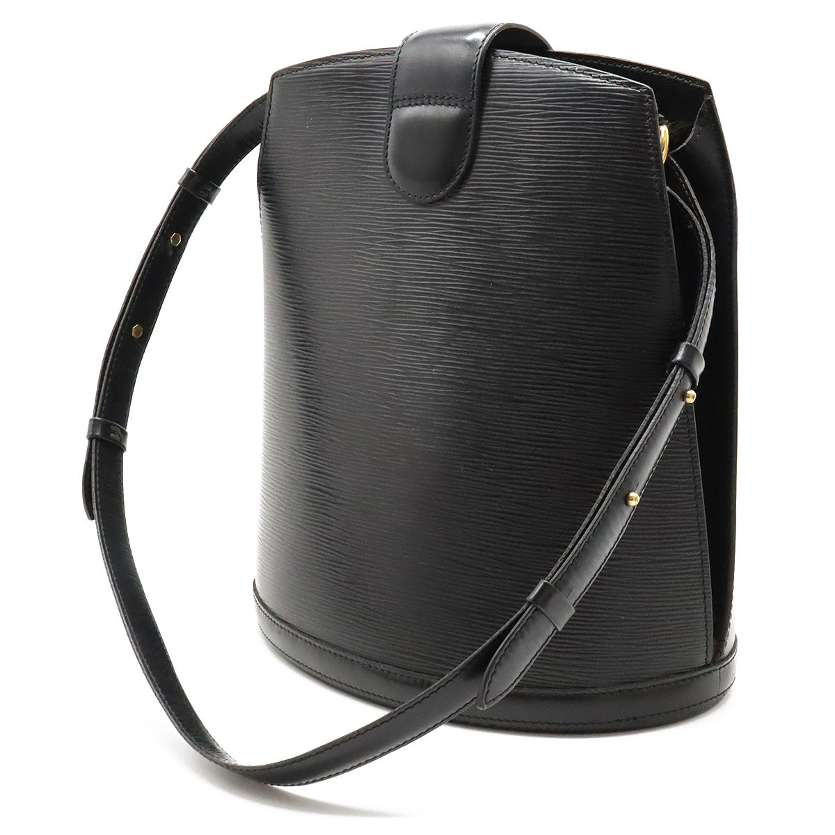 LOUIS VUITTON Epi Cluny Shoulder Bag Leather Noir Black M52252