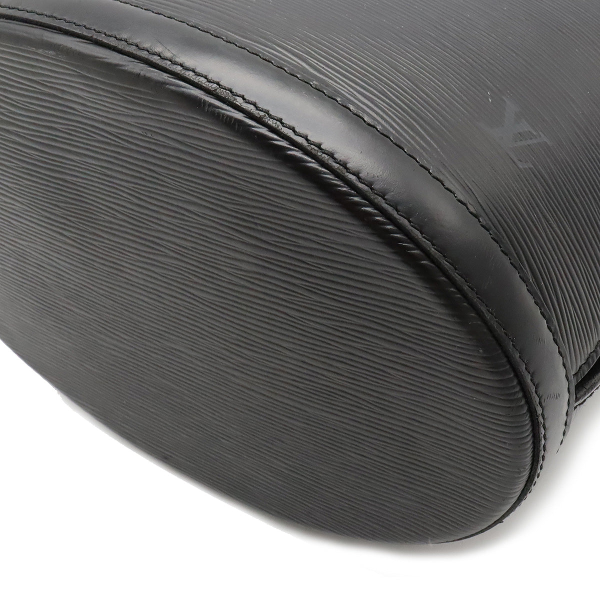LOUIS VUITTON Sablon Hand bag M52042 Epi leather Black Used