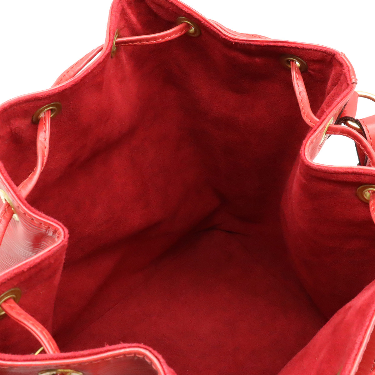LOUIS VUITTON Noe Drawstring Shoulder Bag Epi Leather Red M44007