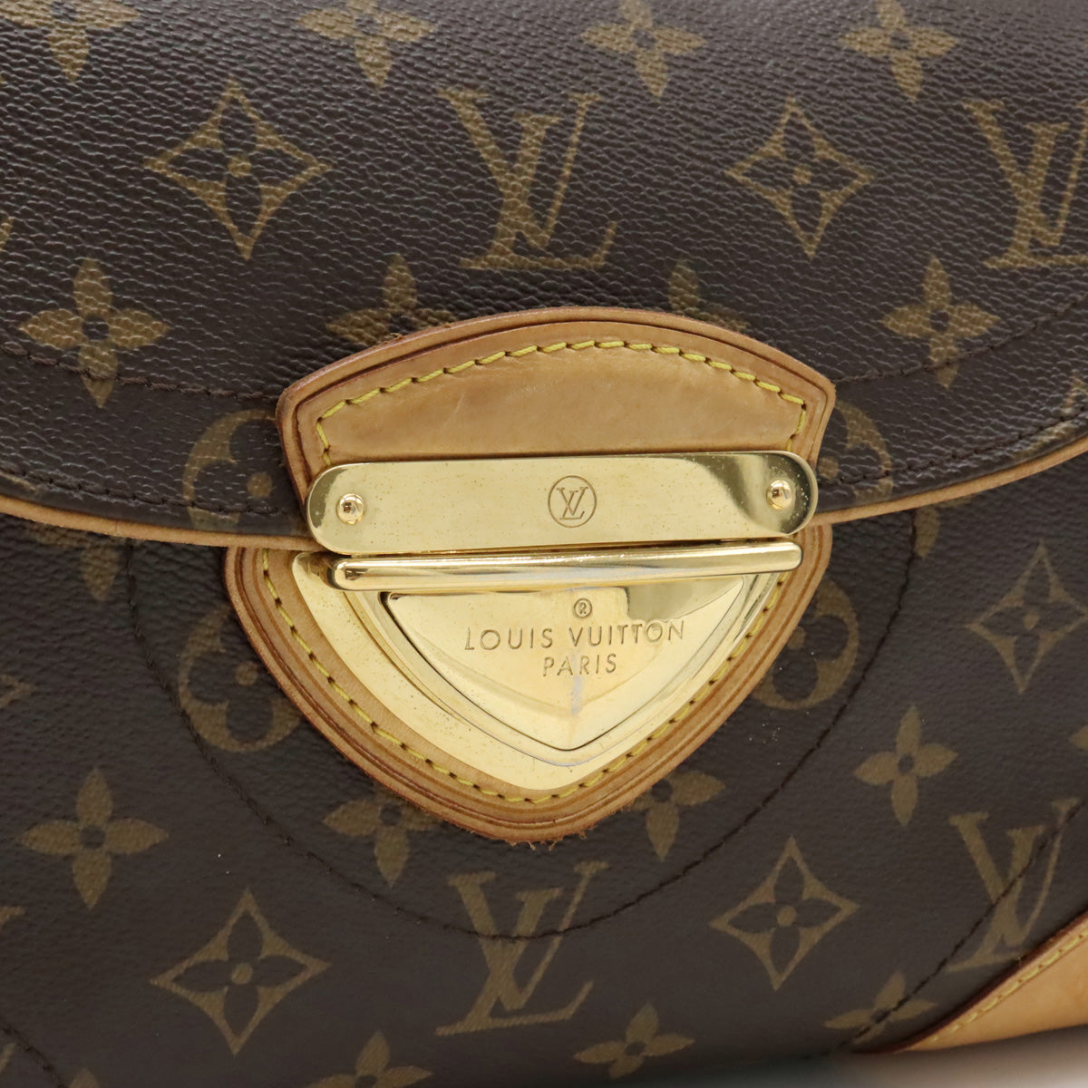 LOUIS VUITTON Monogram Beverly MM Shoulder Bag M40121 LV Auth