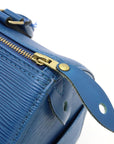 Louis Vuitton Epi Speedy 25 Toledo Bleu M43015