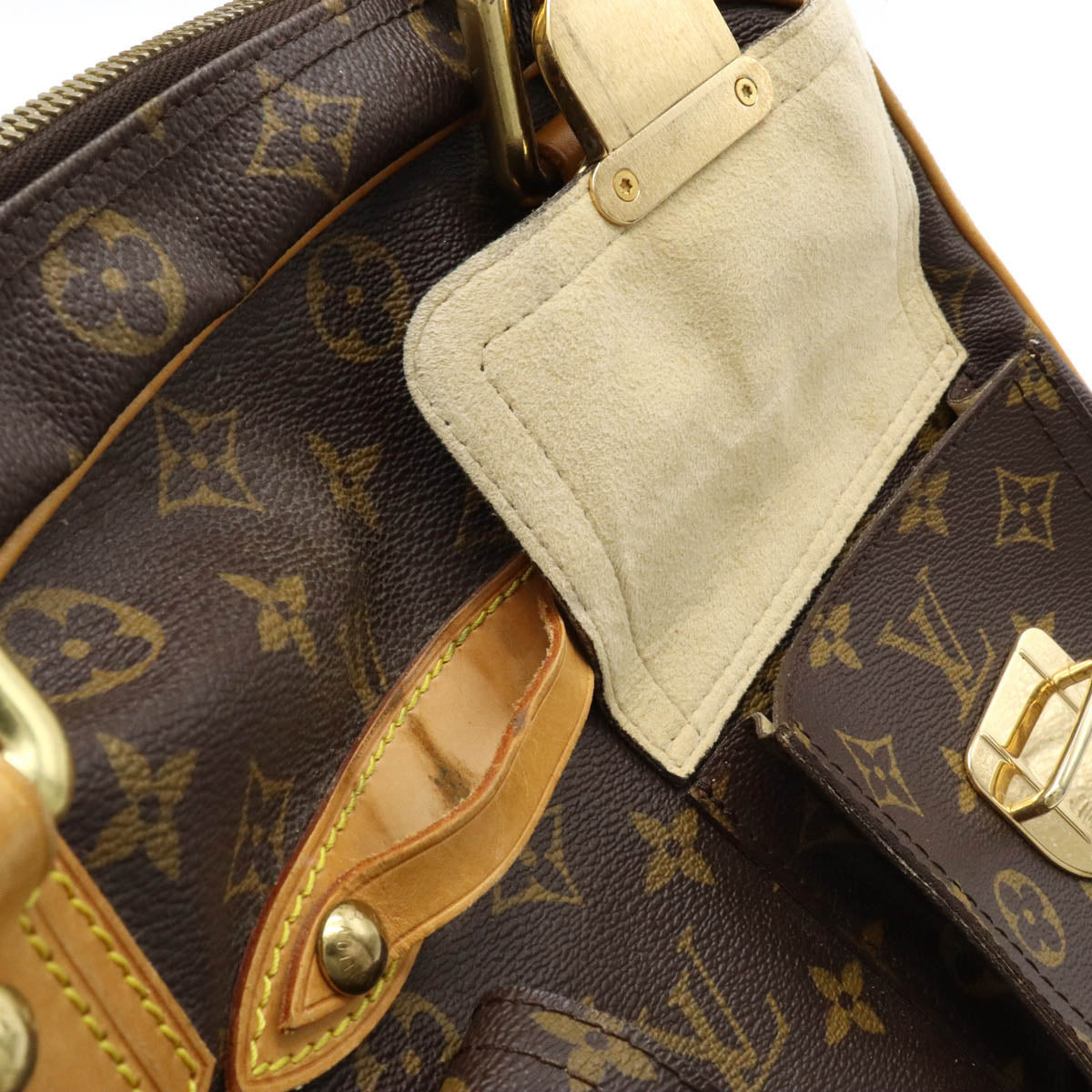 Authenticated Used LOUIS VUITTON Louis Vuitton Monogram Manhattan GM  Handbag Boston Bag M40025 