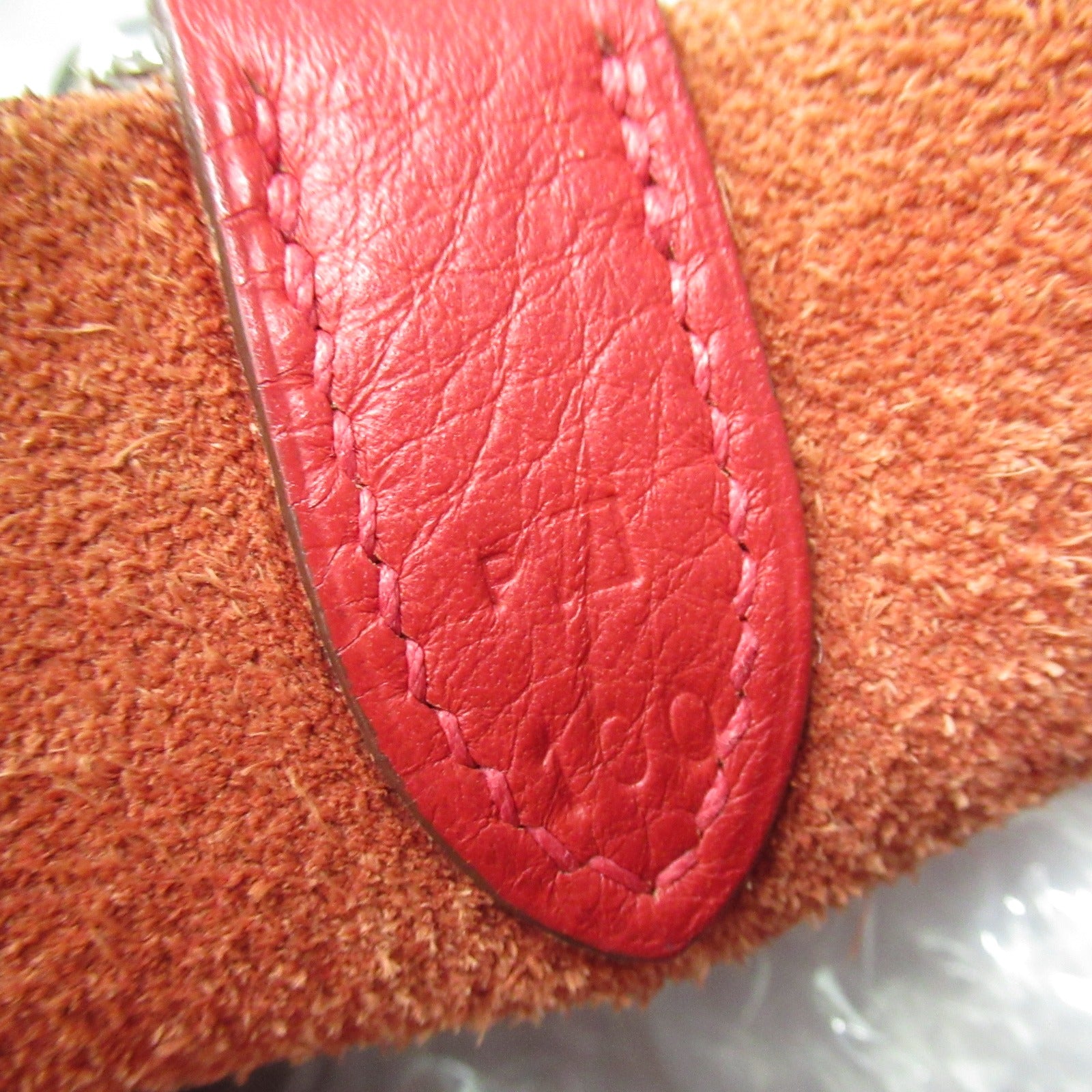 Hermes Hermes Mandžouar PM Tote Bag Leather Triumphant  Red