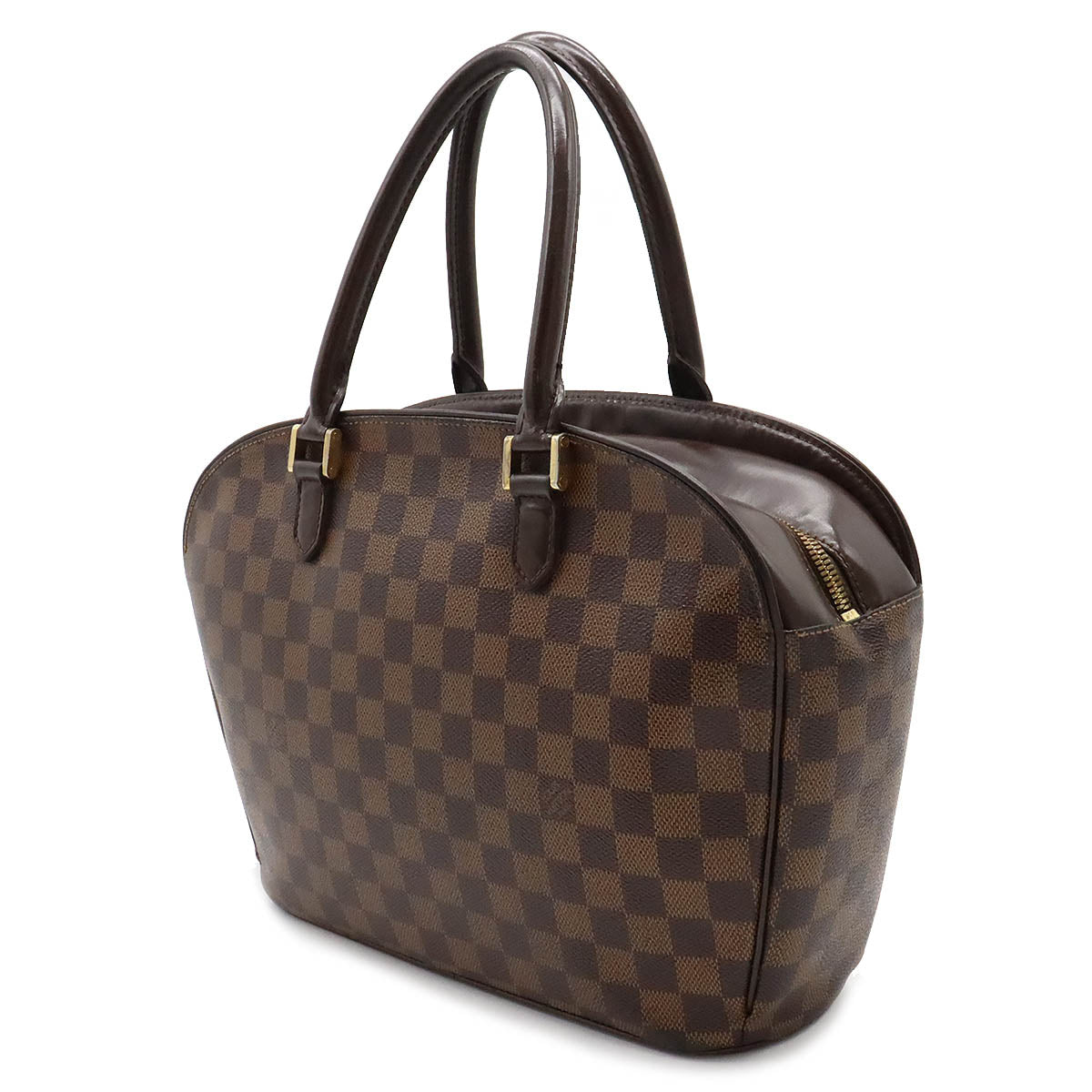 Brown Louis Vuitton Damier Ebene Sarria Horizontal Handbag