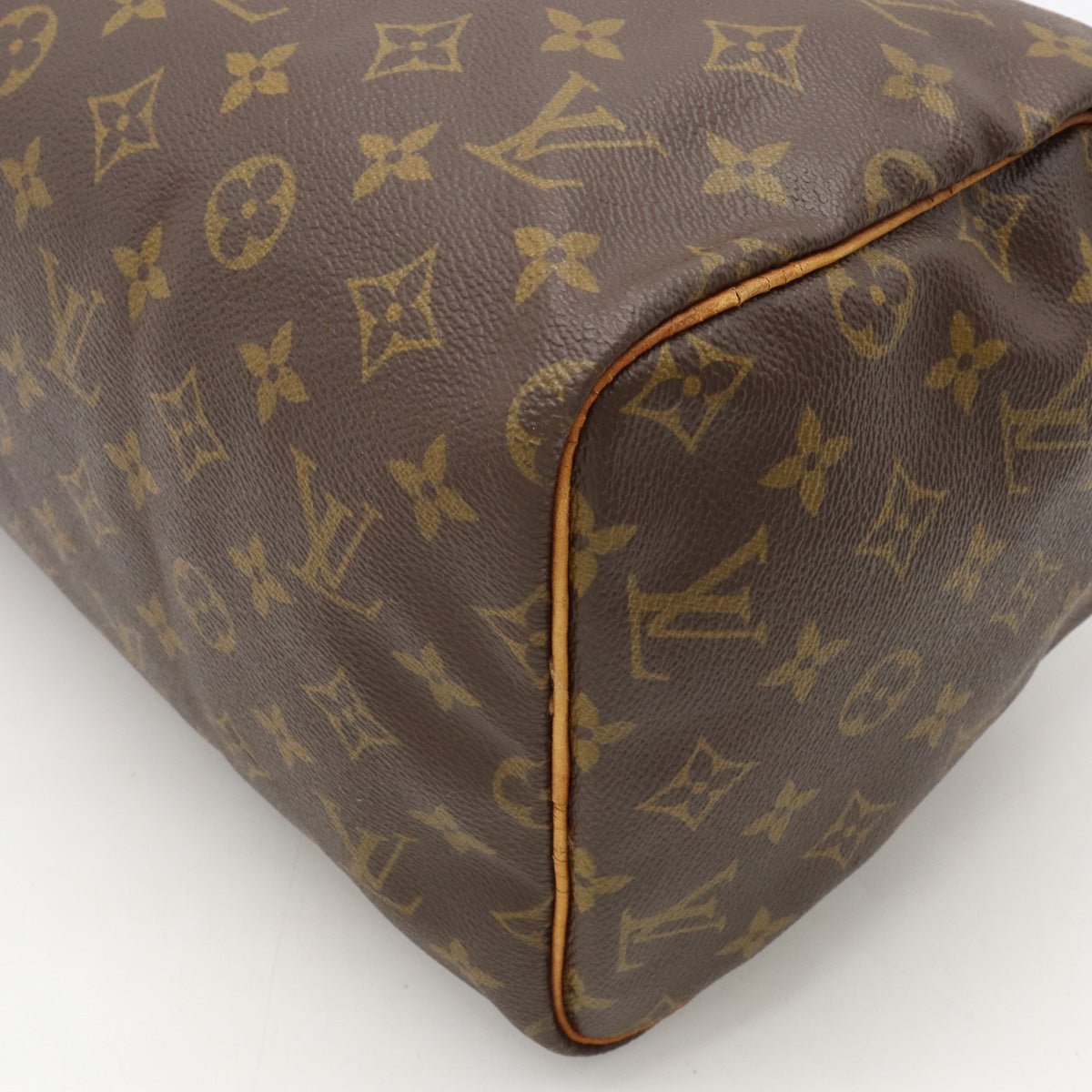 Authenticated Used Louis Vuitton Monogram Speedy 30 M41526 Handbag