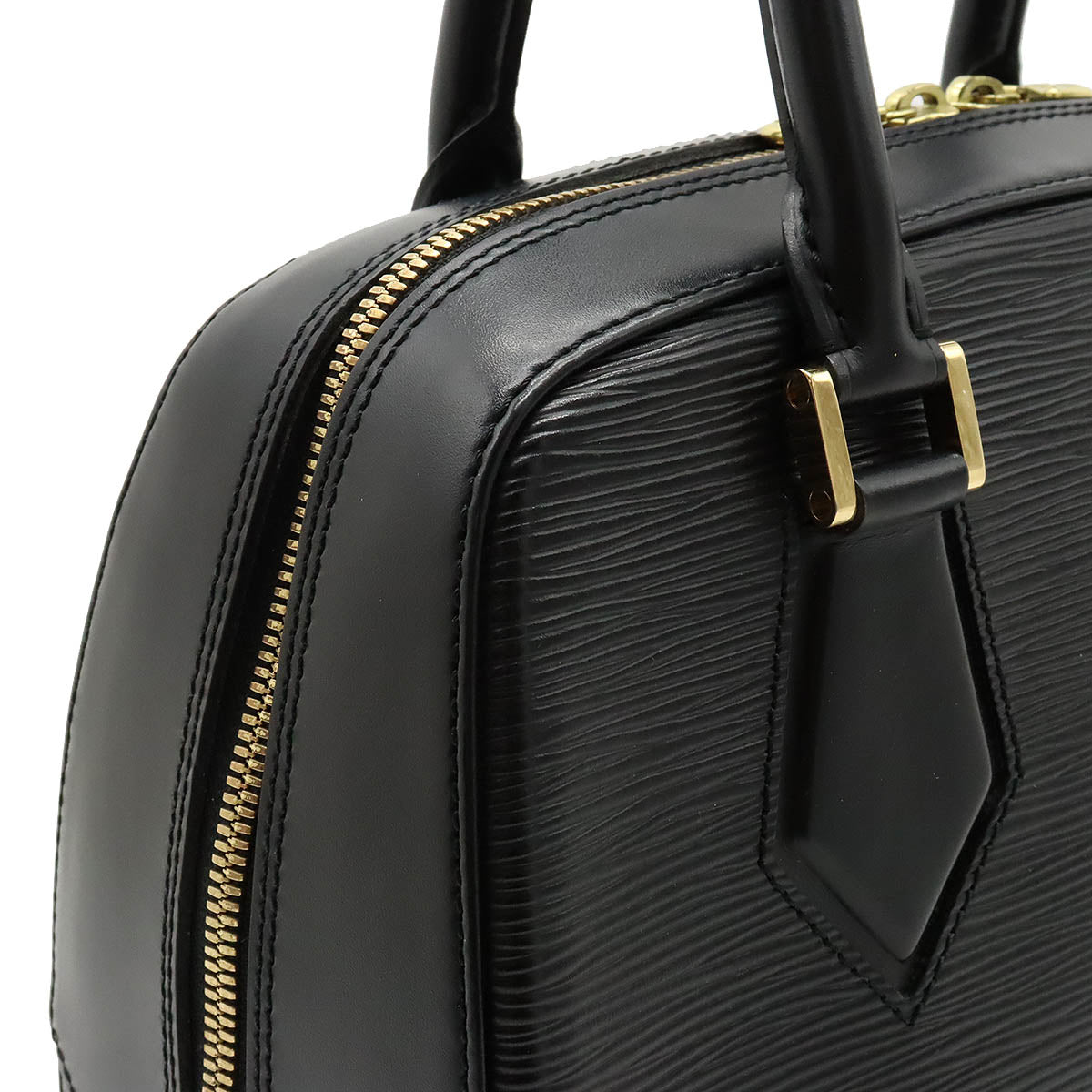 LOUIS VUITTON Epi Pochette Arche Shoulder Bag Black Noir M52572 LV
