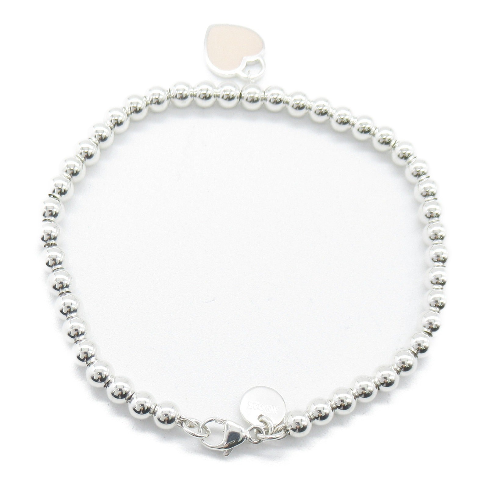 TIFFANY&amp;CO RTT Heart Tag Heuer Bracelet Accessories Silver 925  Silver