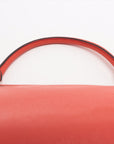 Celine Trap Leather 2WAY Handbag Red Earl