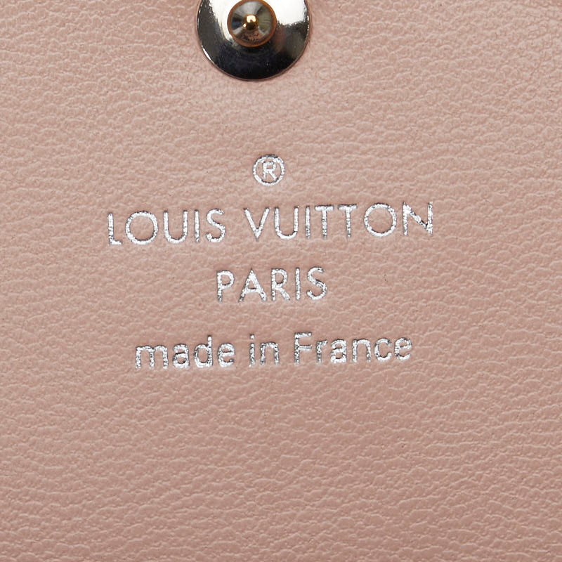 Louis Vuitton Monogram Machina Portefolio Iris Long Wallet M60145 Magnolia Pink Leather  Louis Vuitton