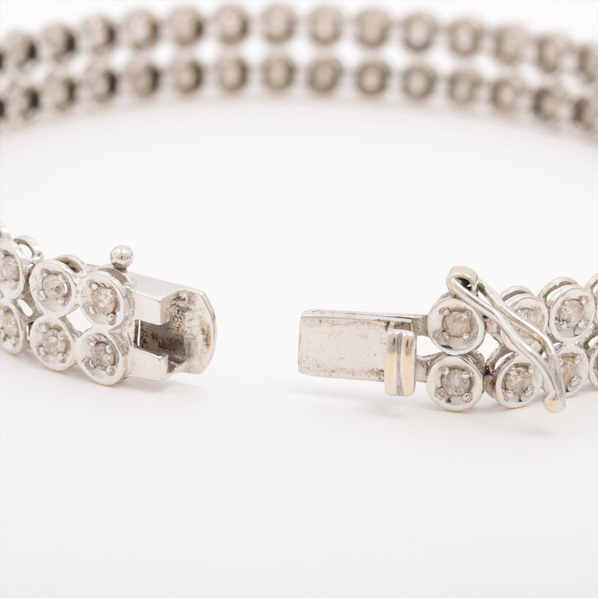 Diamond Bracelet K18WG 11.0g 200