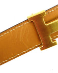 Hermes 2004 Box Calf Constance Reversible Belt 