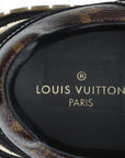 Louis Vuitton Runwayline 18 Years MeshLeather Trainers 37.5  Black×Brown CL0188 Monogram  Bag