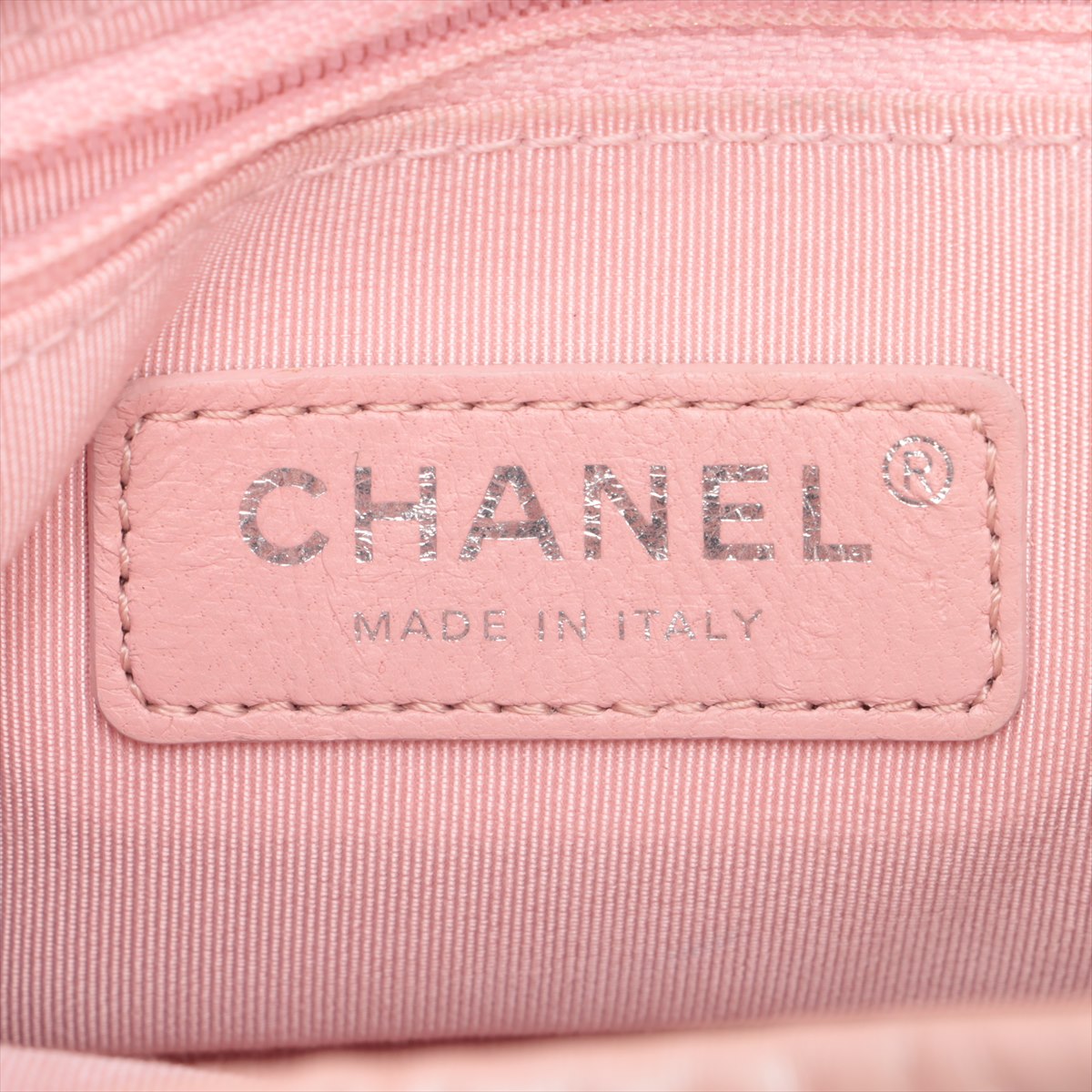 Chanel Gabriel Du Chanel Vintage  Chain Shoulder Bag Pink G  Silver Gold