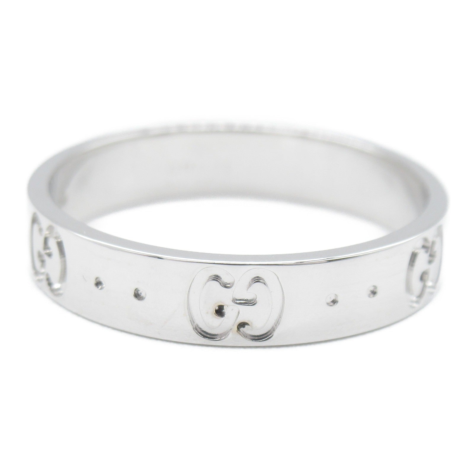 Gucci Icon Ring Ring Jewelry K18WG (White G)   Silver
