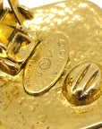 Chanel Rhombus Earrings Clip-On Gold 94P