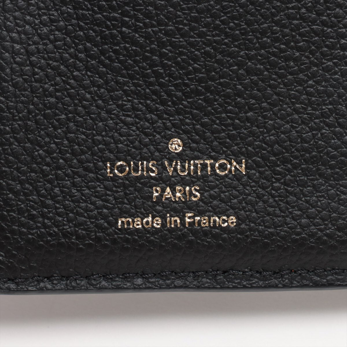 Louis Vuitton Monogram Broderie Portfolio Clare M81139 Black Compact Wallet