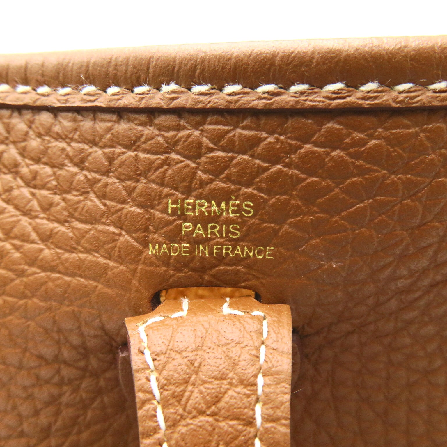 Hermes Everly Amazon TPM (16) Shoulder Bag   Clemence  Brown Evelyn TPM (16)