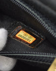 Chanel * 2000-2001 Black Rattan Mini Classic Square Flap Bag 17