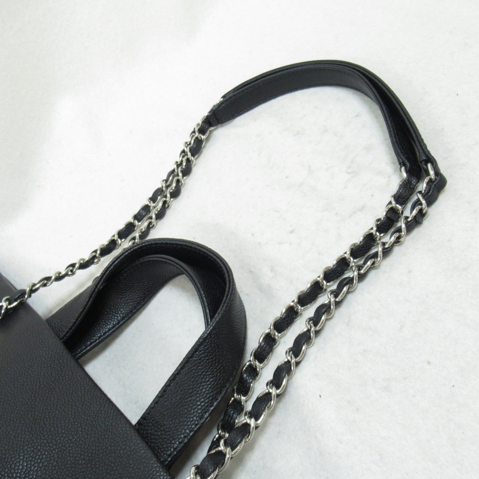 Chanel 2W Tote Bag Tote Bag Caviar S Women&#39;s Black