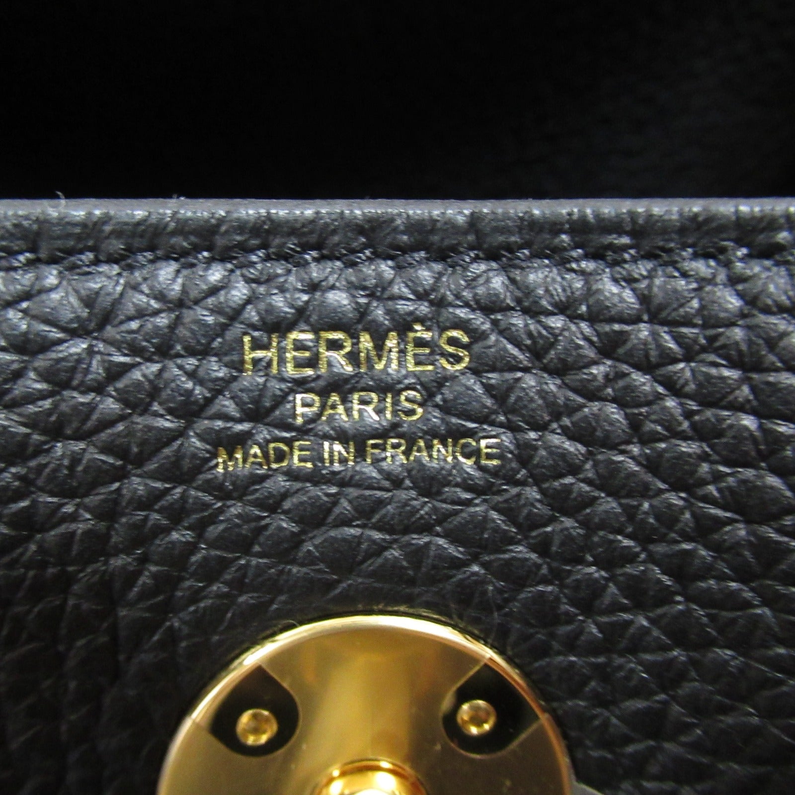 Hermes Hermes Lindy 26 Black Shoulder Bag Shoulder Bag Leather Triumphant  Black