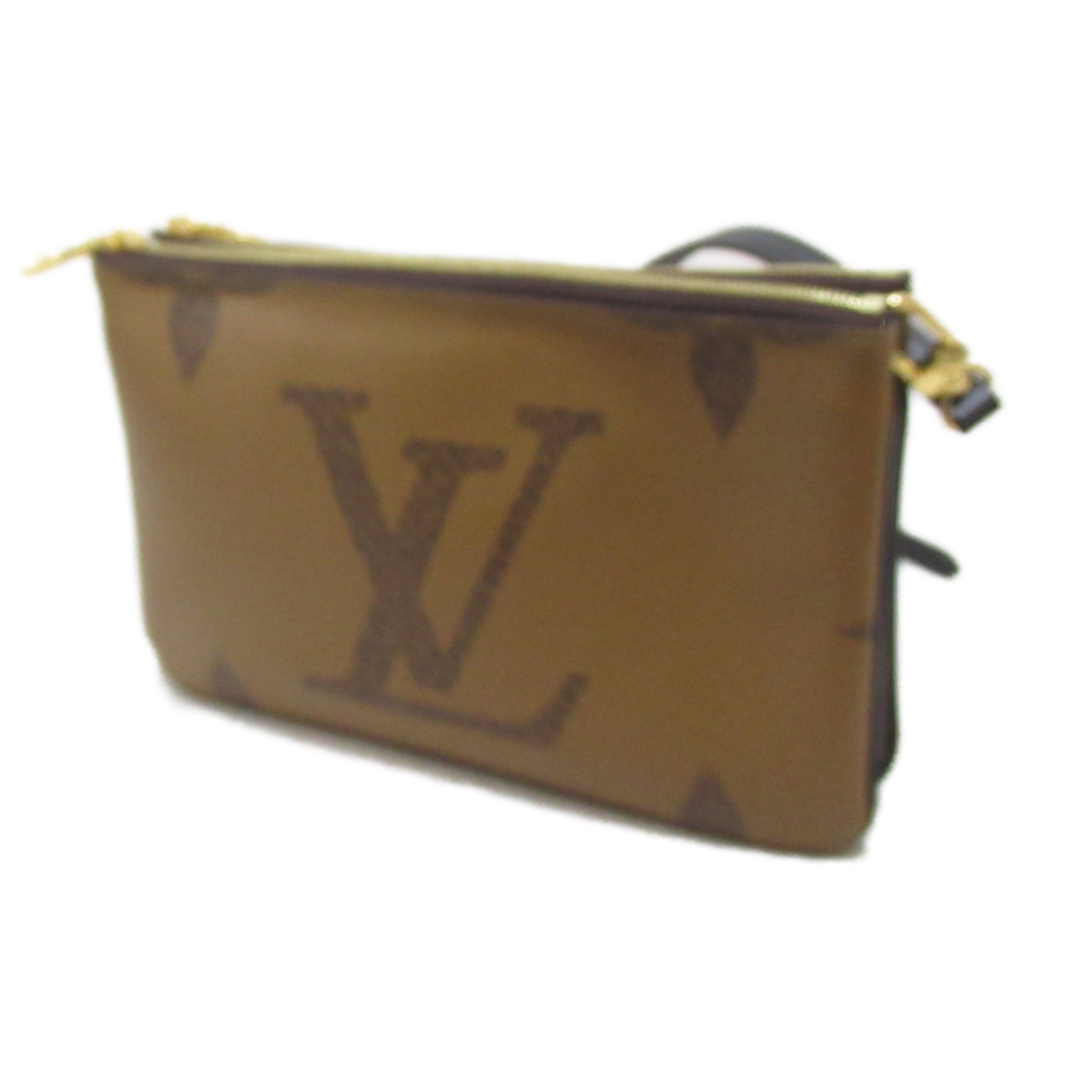 Louis Vuitton Louis Vuitton Double  Shoulder Bag Double Zip Shoulder Bag PVC Coated Canvas Monogram Giant Reversee  Brown M69203