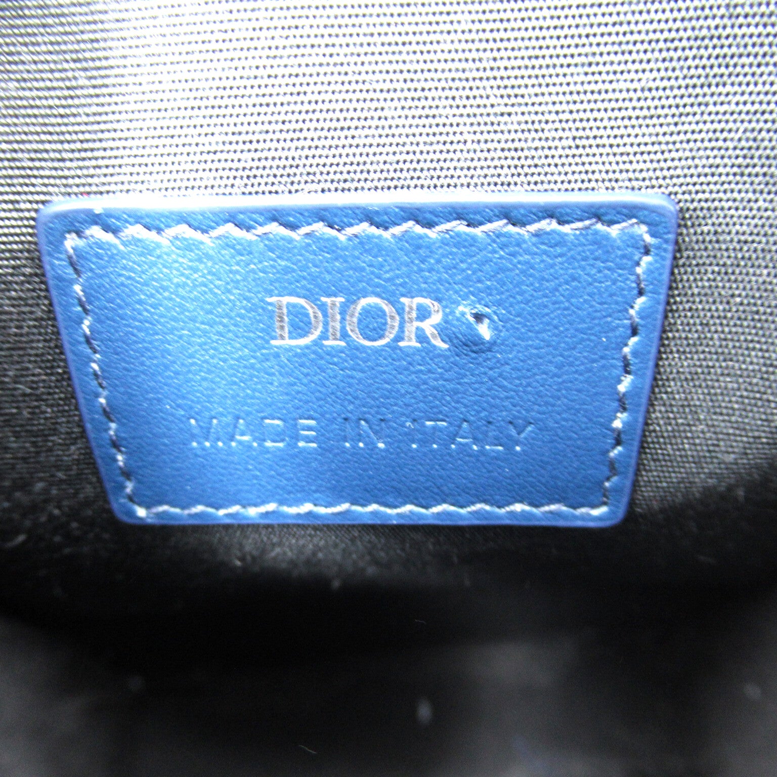 Dior Dior World Tour Shoulder Bag Shoulder Bag  Leather  Navy World Tour Shoulder Bag