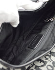 Christian Dior Black Trotter Double Saddle Handbag