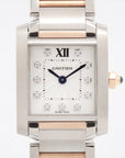 Cartier Tank Franchise SM WE110004 SSPG QZ Silver Writing Panerai Too Much 2 NOW