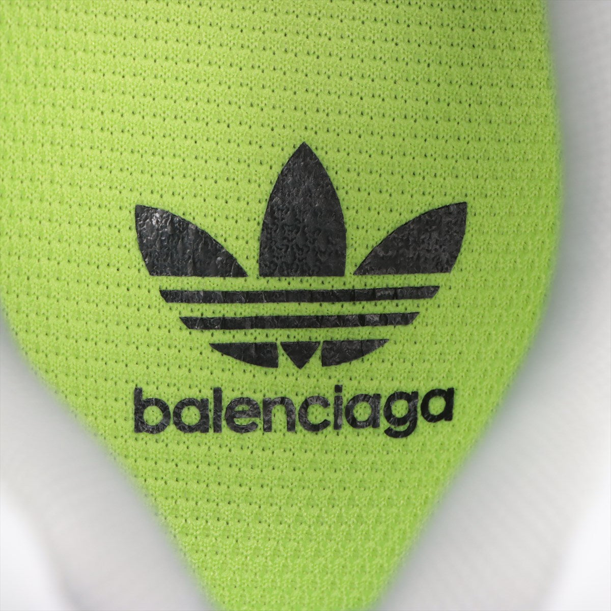 Balenciaga x Adidas Triple S 23SS 網眼 x 皮革運動鞋 男士 灰色 x 黃色 712821 盒式包
