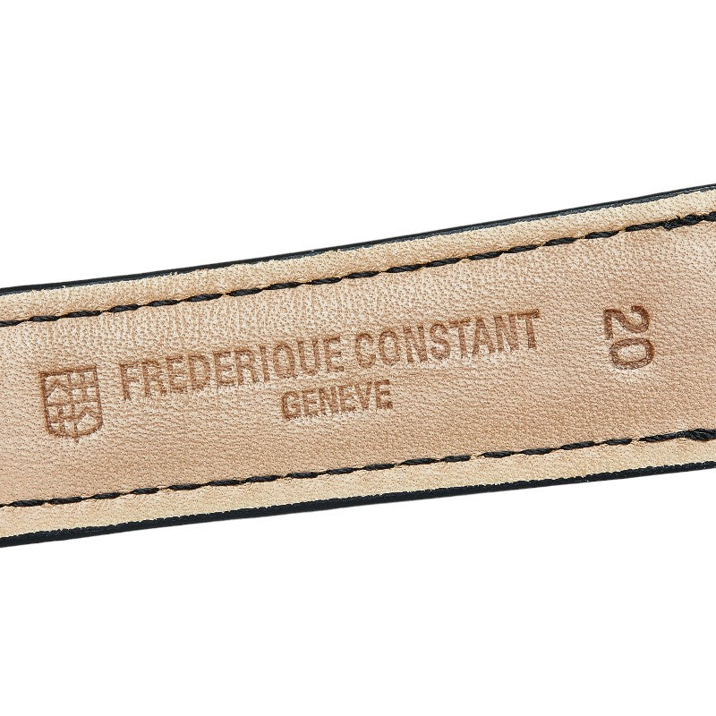 Frederick Constant  FC220 Quartz Silver Dial Stainless Steel Leather Men FREDERIQUE CONSTANT